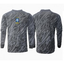 Brasilien Målvakt Bortatröja Copa America 2024 Långa ärmar